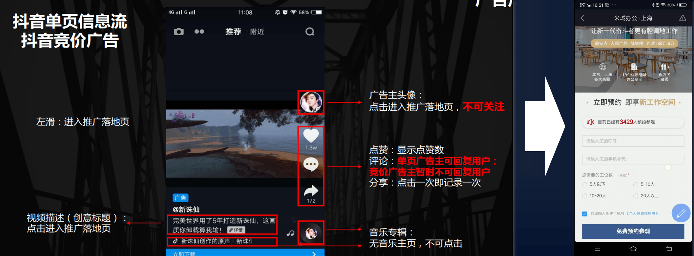 信息流引導(dǎo)填寫(xiě)表單
