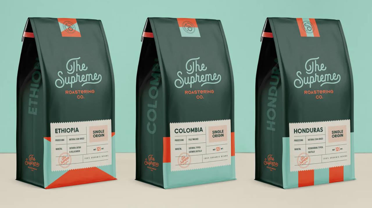 咖啡包裝袋設(shè)計-掀起一股時尚潮流復古風 咖啡包裝袋設(shè)計-掀起一股時尚潮流復古風