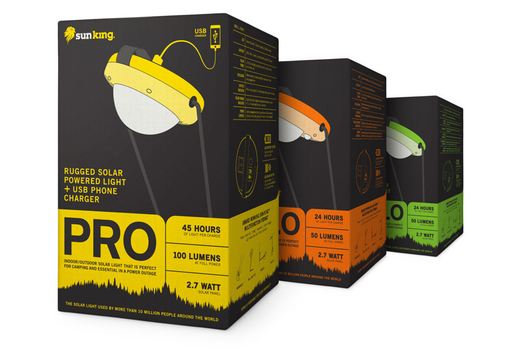 太陽能充電照明燈具包裝設(shè)計(jì)